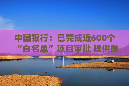 中国银行：已完成近600个“白名单”项目审批 提供融资金额超1300亿元  第1张