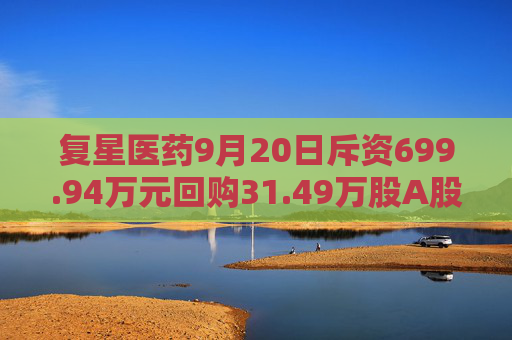 复星医药9月20日斥资699.94万元回购31.49万股A股  第1张