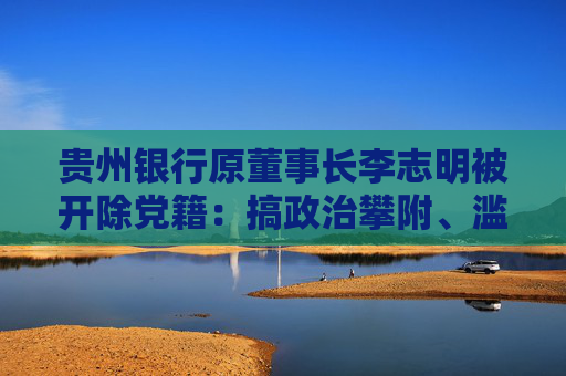 贵州银行原董事长李志明被开除党籍：搞政治攀附、滥发津补贴  第1张