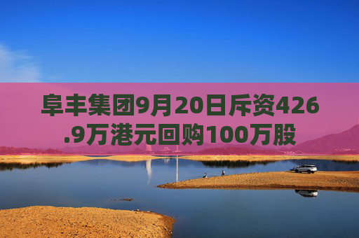 阜丰集团9月20日斥资426.9万港元回购100万股