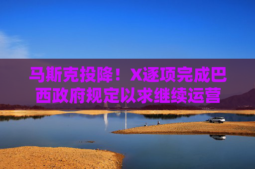 马斯克投降！X逐项完成巴西政府规定以求继续运营  第1张