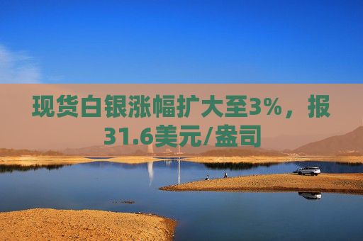 现货白银涨幅扩大至3%，报31.6美元/盎司