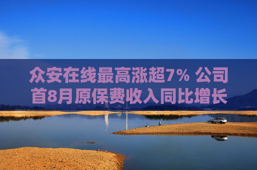 众安在线最高涨超7% 公司首8月原保费收入同比增长7.29%