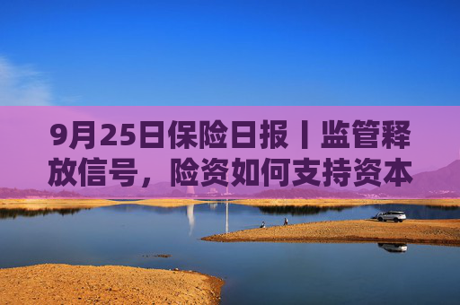 9月25日保险日报丨监管释放信号，险资如何支持资本市场？近30万亿险资如何配置？又见险资接盘商业地产！