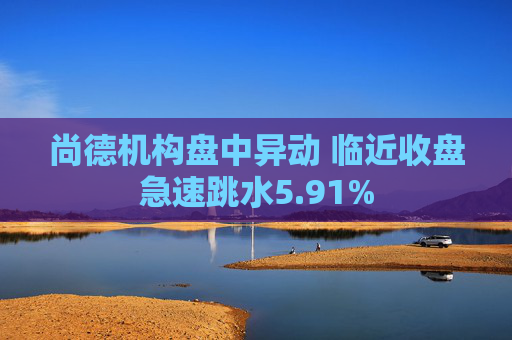 尚德机构盘中异动 临近收盘急速跳水5.91%