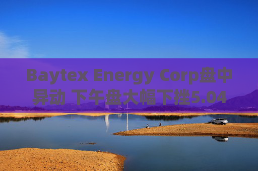 Baytex Energy Corp盘中异动 下午盘大幅下挫5.04%报3.01美元