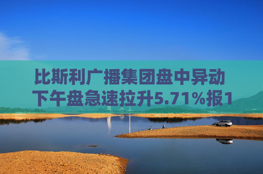 比斯利广播集团盘中异动 下午盘急速拉升5.71%报10.65美元