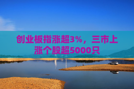 创业板指涨超3%，三市上涨个股超5000只  第1张