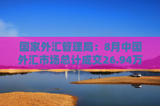 国家外汇管理局：8月中国外汇市场总计成交26.94万亿元人民币