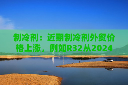 制冷剂：近期制冷剂外贸价格上涨，例如R32从2024年8月下旬的27000元涨至9月初的30000元