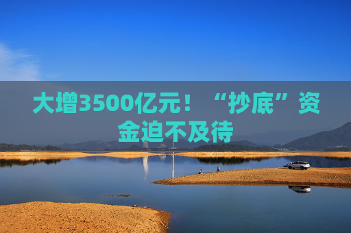 大增3500亿元！“抄底”资金迫不及待  第1张