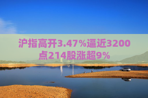 沪指高开3.47%逼近3200点214股涨超9%