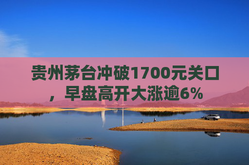 贵州茅台冲破1700元关口，早盘高开大涨逾6%