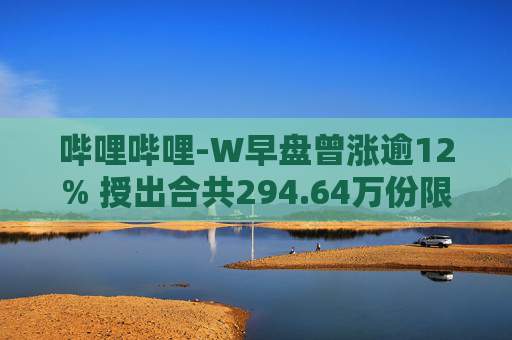 哔哩哔哩-W早盘曾涨逾12% 授出合共294.64万份限制性股份单位