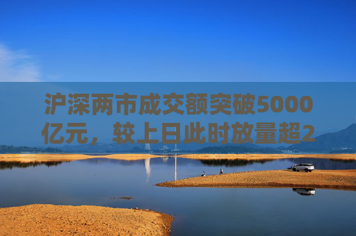 沪深两市成交额突破5000亿元，较上日此时放量超2000亿元