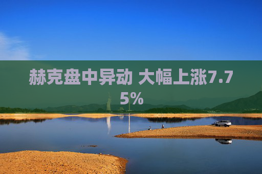 赫克盘中异动 大幅上涨7.75%  第1张