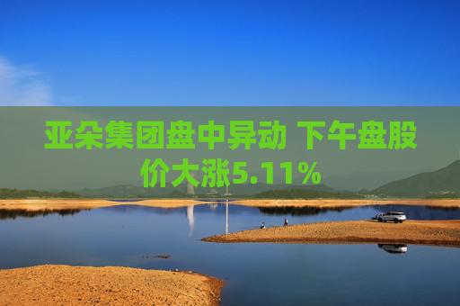 亚朵集团盘中异动 下午盘股价大涨5.11%