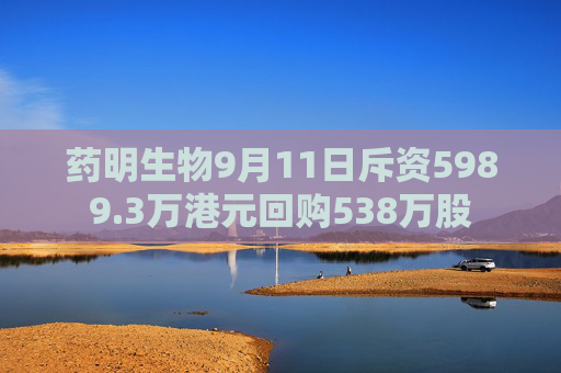 药明生物9月11日斥资5989.3万港元回购538万股  第1张