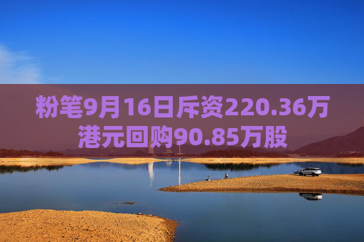 粉笔9月16日斥资220.36万港元回购90.85万股  第1张