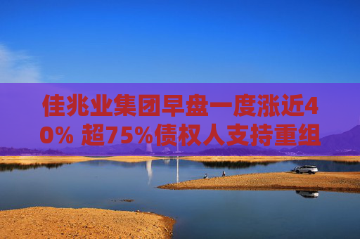 佳兆业集团早盘一度涨近40% 超75%债权人支持重组