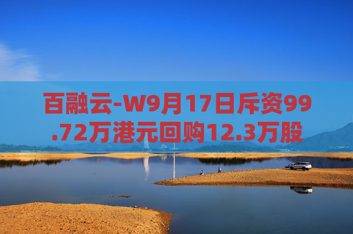 百融云-W9月17日斥资99.72万港元回购12.3万股  第1张