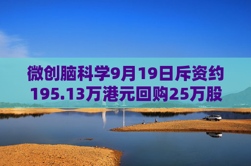 微创脑科学9月19日斥资约195.13万港元回购25万股  第1张