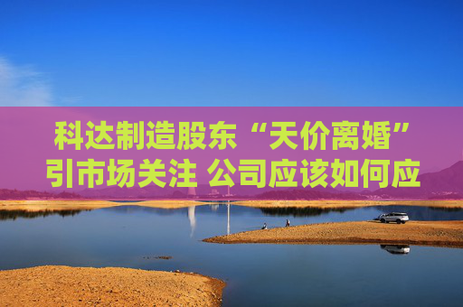 科达制造股东“天价离婚”引市场关注 公司应该如何应对挑战？  第1张