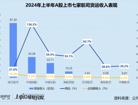 民航半年报 | 南方航空货运收入贡献超55% 华夏航空载运率、单位收益双低