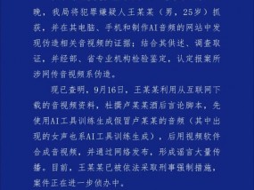 合肥警方就“网传三只羊卢某某音视频”发布通报：系一男子用AI伪造